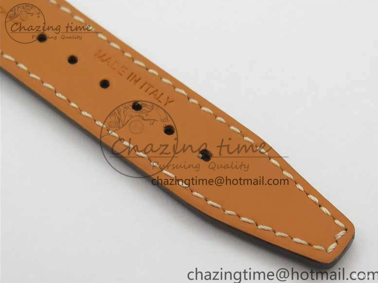 MIROTIME 0429 Portofino 37mm SS V7F 1:1 Best Edition Blue Dial Diamonds Bezel on Blue Leather Strap A Chic 7093